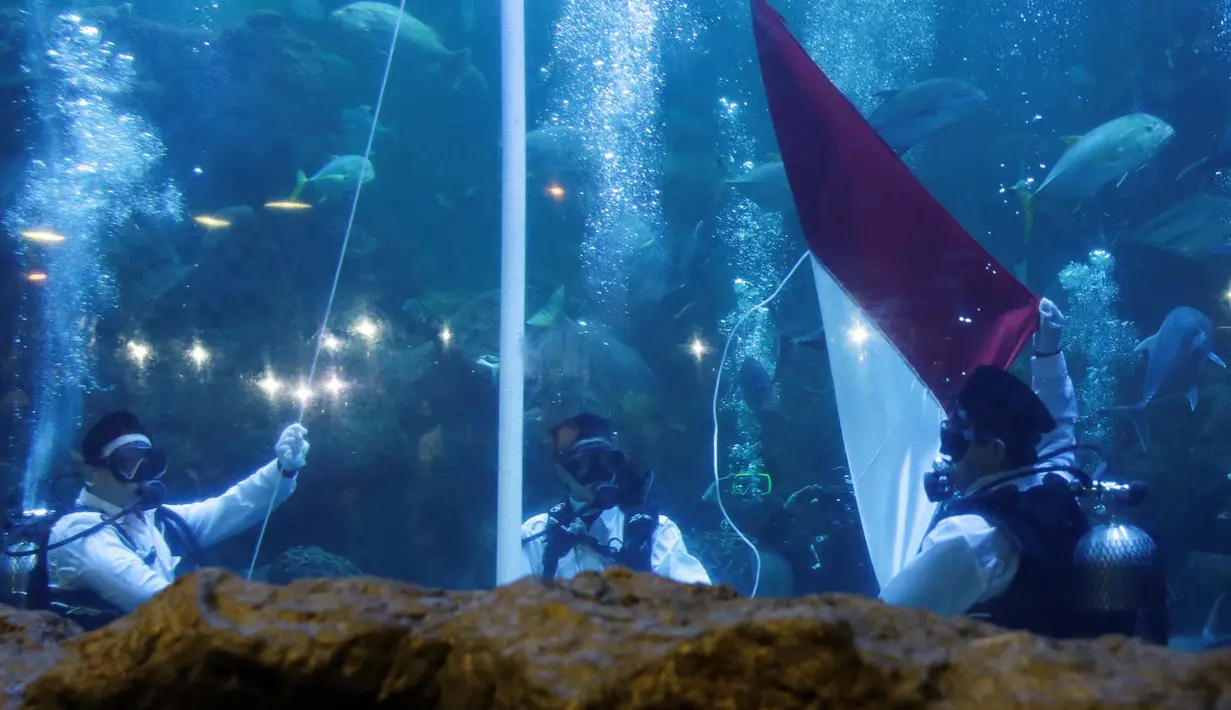 Sebelum melakukan aksinya ini, Aurelie memang begitu terlihat antusias. Mengingat ini merupakan pengalaman pertamanya yang terbilang cukup unik dan sulit untuk dilakukan. (Deki Prayoga/Bintang.com)