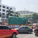 Kondisi Gedung Bapenda DKI Setelah Kebakaran Padam