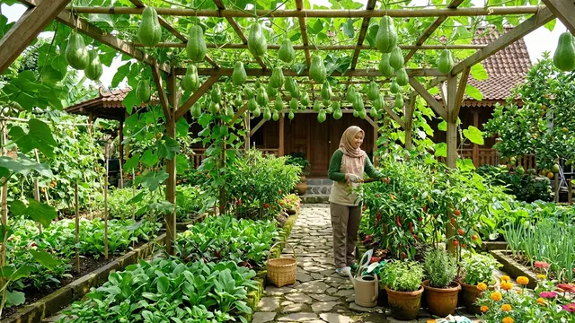 Kebun Labu Siam Gantung: Gemini AI