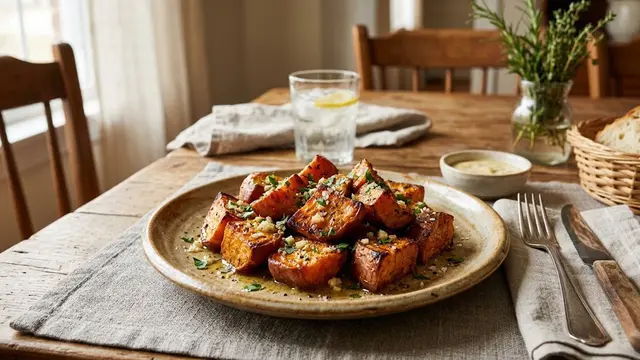 Resep Ubi Panggang Garlic Butter