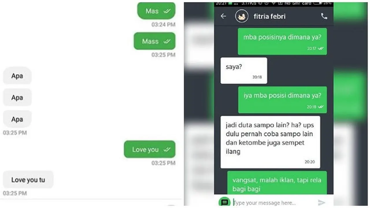Chat Akrabnya Driver Ojek Online dan Pelanggan Ini Bikin Cengar-cengir