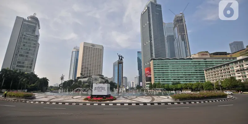 Lengang Lalu Lintas Ibu Kota Ditinggal Mudik