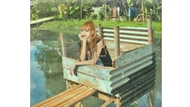 6 Editan Foto Blackpink Jadi Orang Kampung Ini Nyeleneh, Bikin Ngakak
