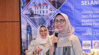 Wakil Ketua Komisi X DPR RI Hetifah Sjaifudian menjadi pembicara yang diadakan Kementerian Pariwisata dan Ekonomi Kreatif di Hotel Best Western Senayan, Jakarta, Senin (2/12/2019). foto: istimewa