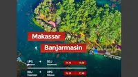 Lion Air buka rute penerbangan Makassar-Banjarmasin (Liputan6.com/istimewa)