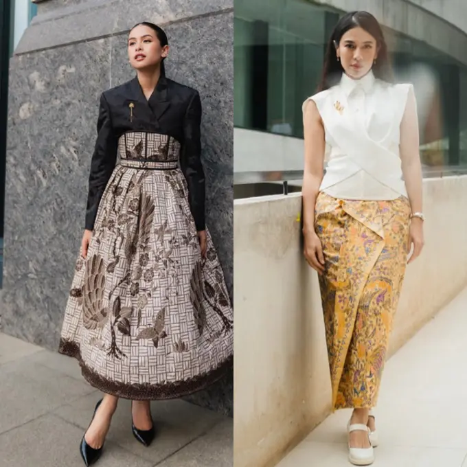 Cara Styling Wastra Tanpa terlihat Kuno