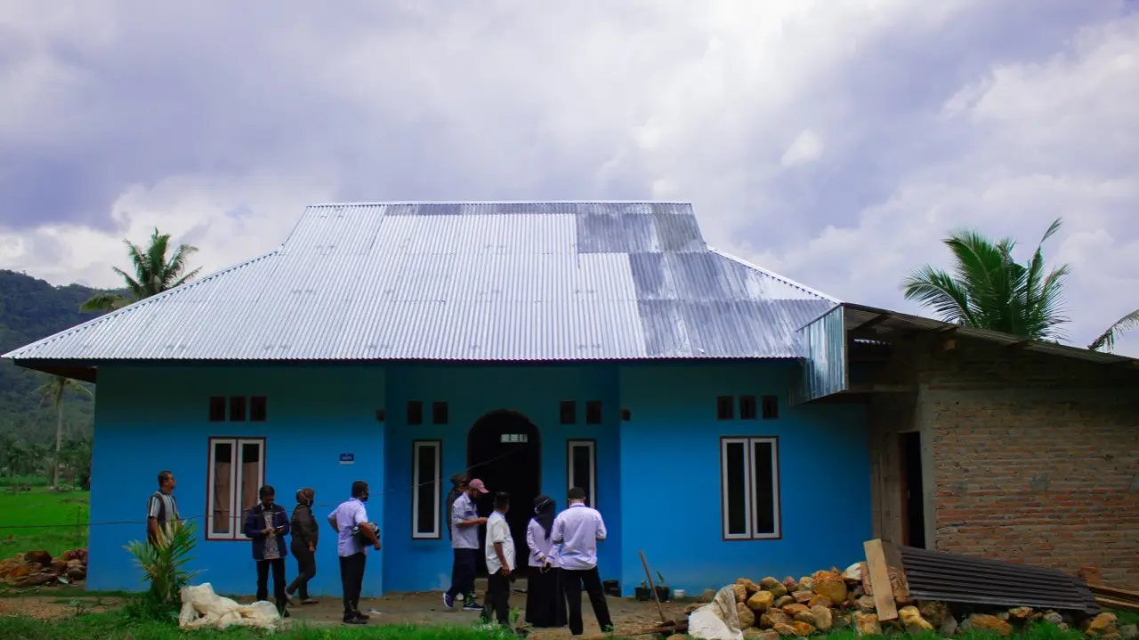 Program bedah rumah di Kabupaten Pasaman Barat, Sumatera Barat. (Dok. Kementerian PUPR)