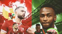 Indonesia vs Burundi - Jordi Amat dan Saido Berahino (Bola.com/Decika Fatmawaty)