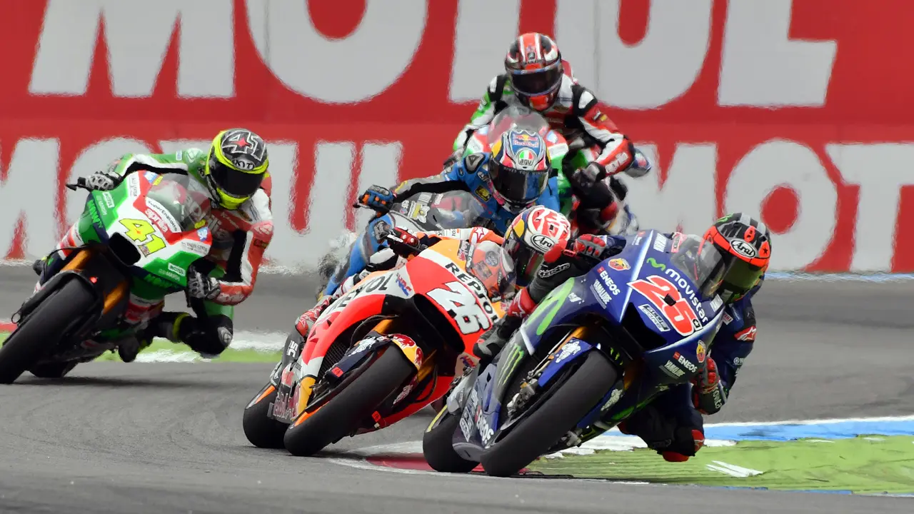 Vinales Jatuh dan Gagal Finis di MotoGP Belanda