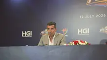 Luis Figo dalam jumpa pers di Jakarta (Liputan6.com/Thomas)