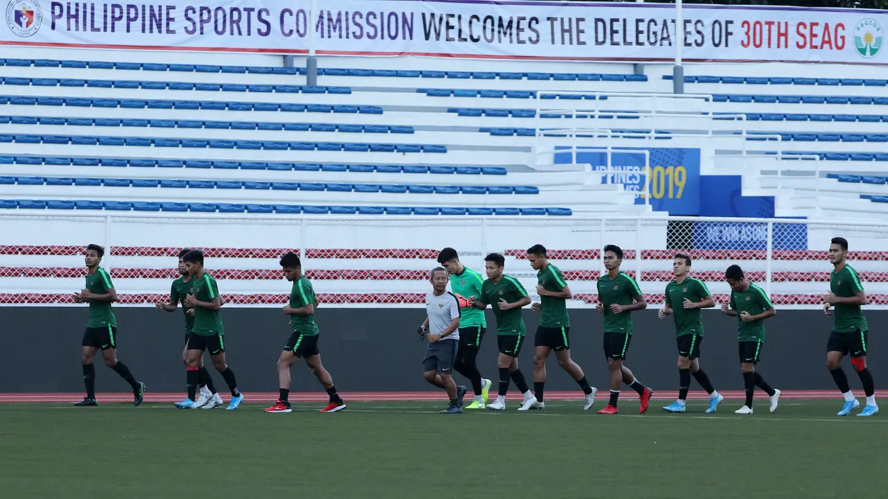 Latihan Timnas Indonesia U-22