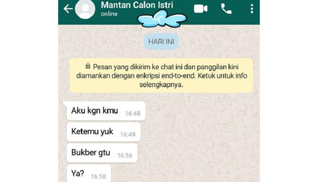 6 Chat Mantan Ngajak Buka Bersama Ini Bikin Baper