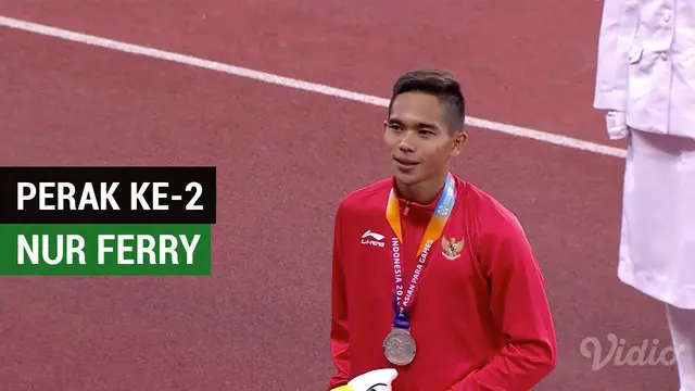 Berita video Nur Ferry Pradana berhasil mendapatkan perak ke-2 di Asian Para Games 2018 pada nomor 400m T47, Kamis (11/10/2018).