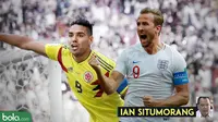 Kolom Ian Situmorang, Kolombia vs Inggris. (Bola.com/Adreanus Titus)
