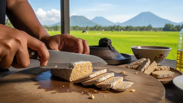 Kesalahan Menggoreng Tempe yang Membuat Cepat Lembek/AI Generated