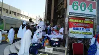 Jemaah haji Indonesia bersiap untuk wukuf di Arafah (Muhammad Ali/Liputan6.com)