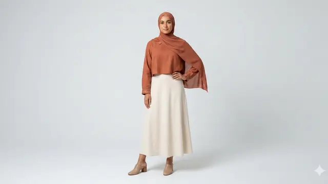 Ide Outfit Lebaran untuk Tubuh Petite agar Terlihat Proporsional. Gemini