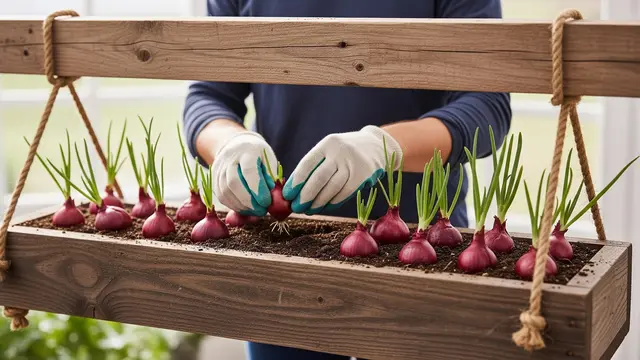 Cara Membuat Kebun Bawang Merah Gantung/Gemini AI