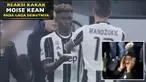 Berikut reaksi kakak Moise Kean, Giovanni, saat menyaksikan laga debutnya bersama Juventus dalam lanjutan Serie A Italia pekan ke-13.