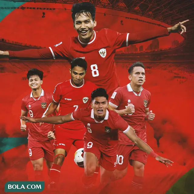 Timnas Indonesia - Ramadhan Sananta, Witan Sulaeman, Egy Maulana Vikri, Hokky Caraka, Marselino Ferdinan