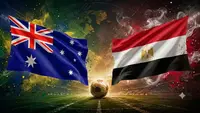 Ilustrasi Australia Vs Mesir di 32 besar Piala Dunia 2026. (Dok. Bola.com by AI)