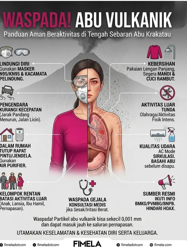 Aktivitas Tetap Aman di Jakarta Saat Abu Vulkanik Anak Krakatau, Ini Panduannya