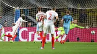 Bakayoko menjebol gawang Manchester City (AFP)