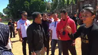 Ratu lompat jauh Indonesia, Maria Londa yang telah pulih dari cedera. 