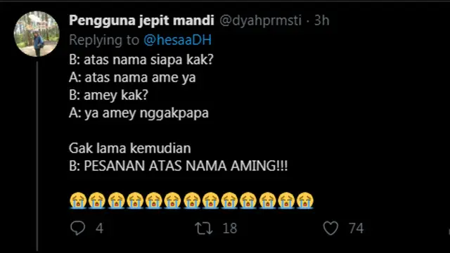Kocak, 7 Curhat Netizen Saat Salah Dipanggil Nama