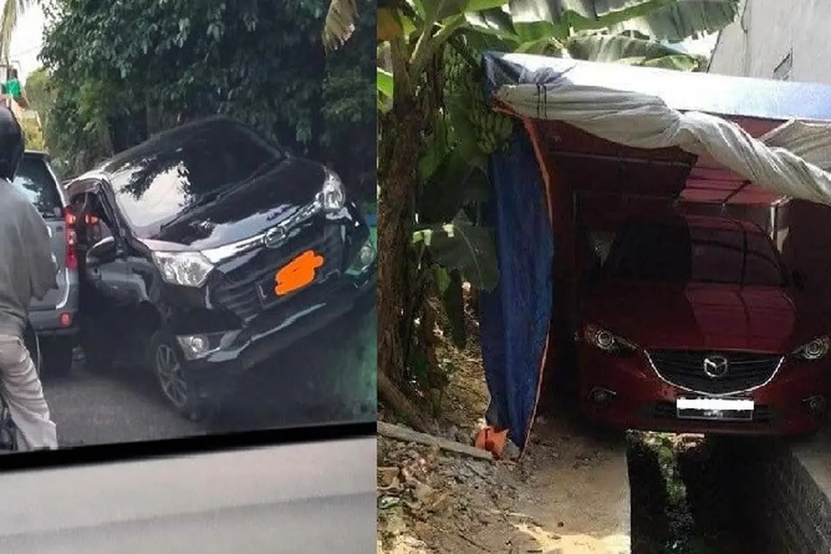 cara parkir mobil nyeleneh