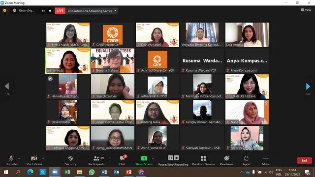 Diskusi ‘Ubah Narasi: Peran Media dalam Pencegahan Kekerasan terhadap Perempuan