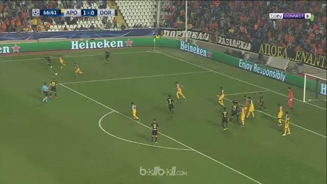VIDEO: Highlights Liga Champions, APOEL Vs Borussia Dortmund 1-1