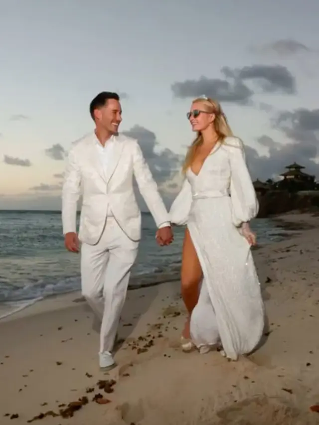 6 Momen Tunangan Paris Hilton dan Carter Reum, Dilamar Dengan Cincin Senilai Rp 28 M. (Sumber: Instagram/parishilton)
