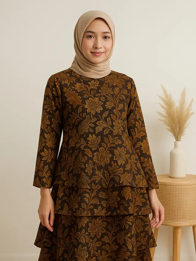 Tunik Batik Layered