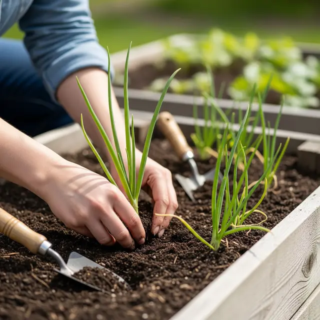 Tips Tanam Daun Bawang Supaya Tidak Busuk di Musim Hujan (AI)