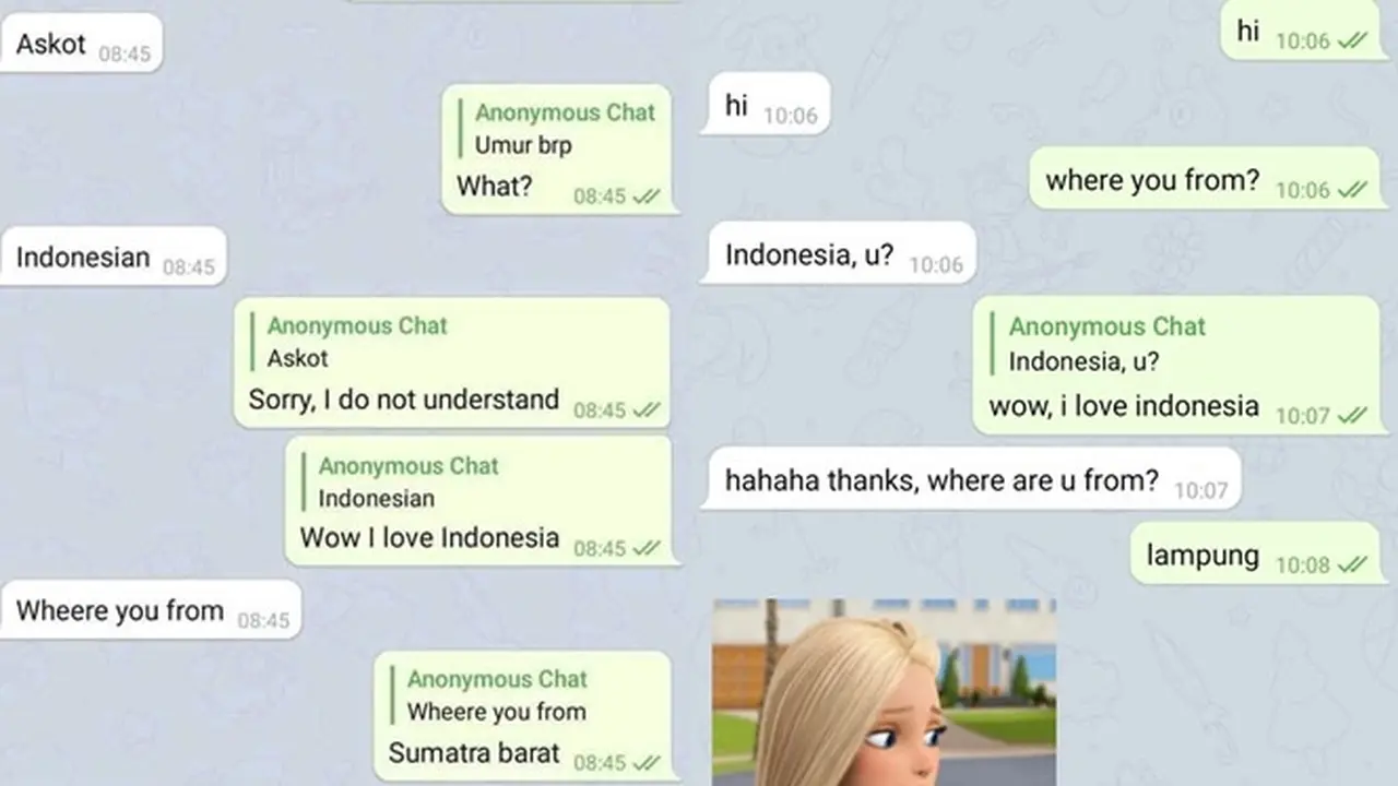 6 Chat Prank Jadi Turis Asing Ini Bikin Senyum Ngakak