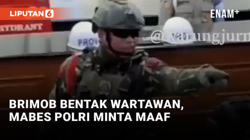 VIDEO: Brimob Bentak Wartawan di Sidang Etik Ferdy Sambo, Mabes Polri Minta Maaf