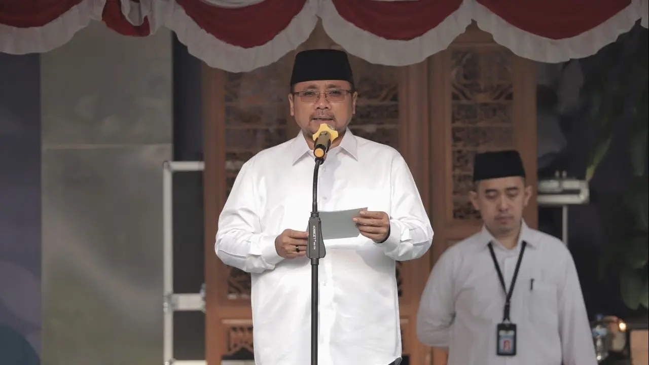 Menteri Agama atau Menag Yaqut Cholil Qoumas menyampaikan, Pancasila dan nilai-nilai yang dikandungnya menjadi bintang yang memandu kehidupan bangsa agar sesuai dengan cita-cita pendirian negara.