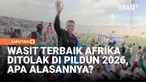 Ratusan warga memadati Stadion Mogadishu, Somalia, Rabu, untuk menyambut kepulangan wasit sepak bola Omar Artan yang gagal berangkat ke Amerika Serikat guna bertugas pada Piala Dunia FIFA 2026. Artan mendapat sambutan hangat dan dianggap sebagai simb...