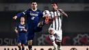 Sementara bagi Verona, kekalahan atas Juventus merupakan kekalahan ke-11 Kevin Lasagna dkk musim ini dan makin membenamkan posisi mereka di dasar klasemen dengan baru mengoleksi 5 poin. (AFP/Marco Bertorello)