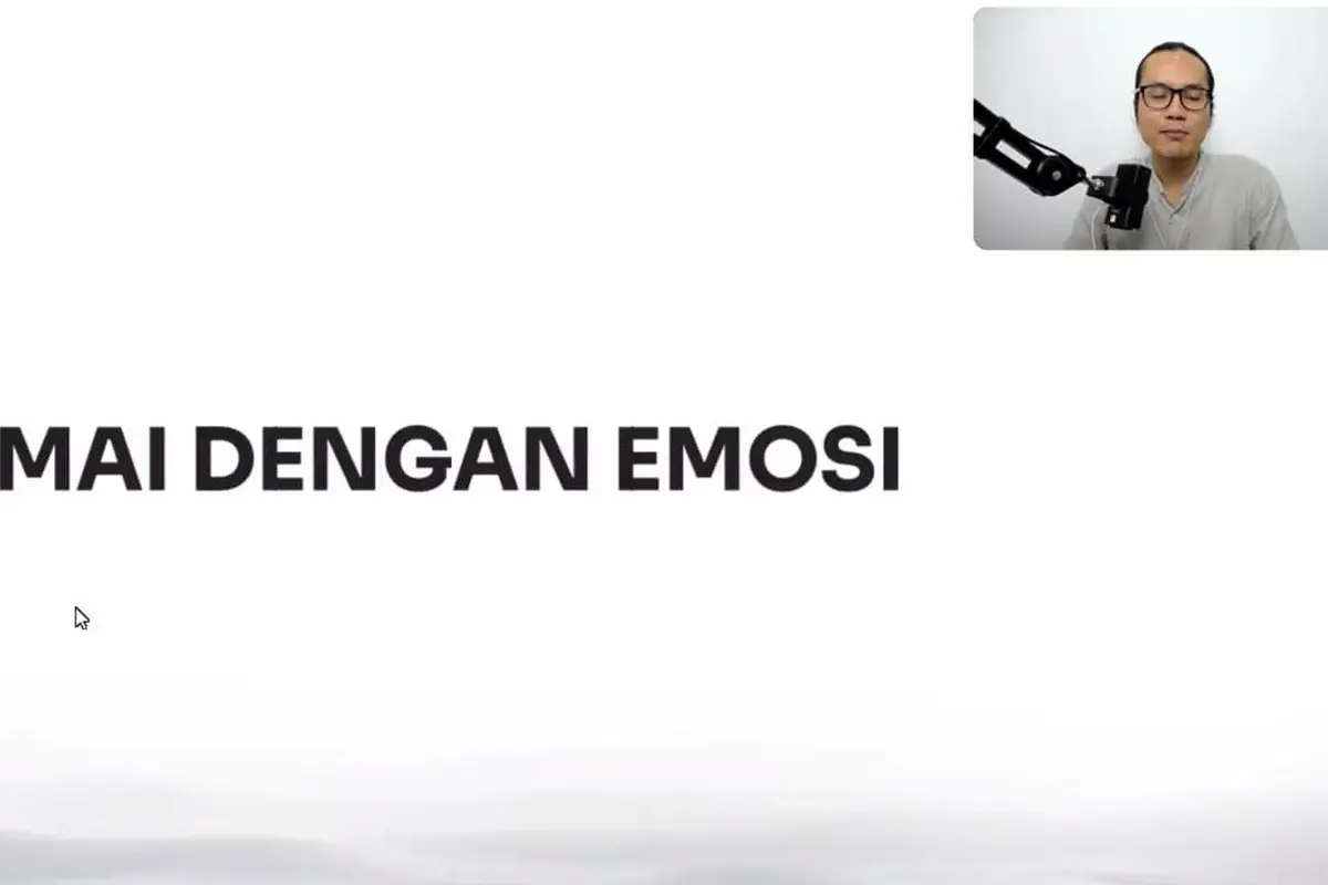 Webinar Berdamai Dengan Emosi - Adjie Santosoputro, Charissa Publisher