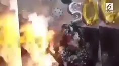 Di Iran, perayaan ulang tahun malah menjadi bencana karena dua orang wanita terbakar.