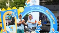 Rayakan HUT ke-11, Bank Mandiri Taspen Gelar Jalan Sehat bersama Nasabah di Surabaya