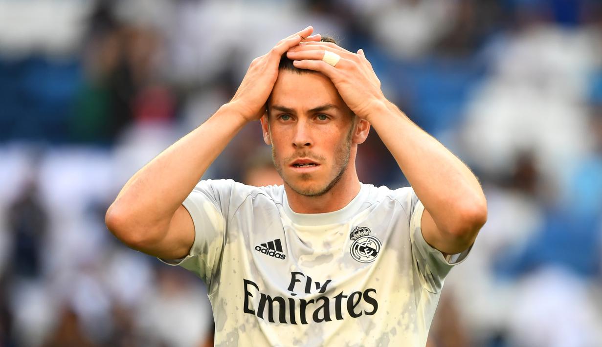 5. Gareth Bale - Winger Timnas Wales ini merupakan salah satu pemain yang minim kontribusi saat Real Madrid juara La Liga musim 2019-2020. Meski berlabel bintang namun Zidane hanya menjadikannya penghangat di bangku cadangan Los Blancos. (AFP/Gabriel Bouys)
