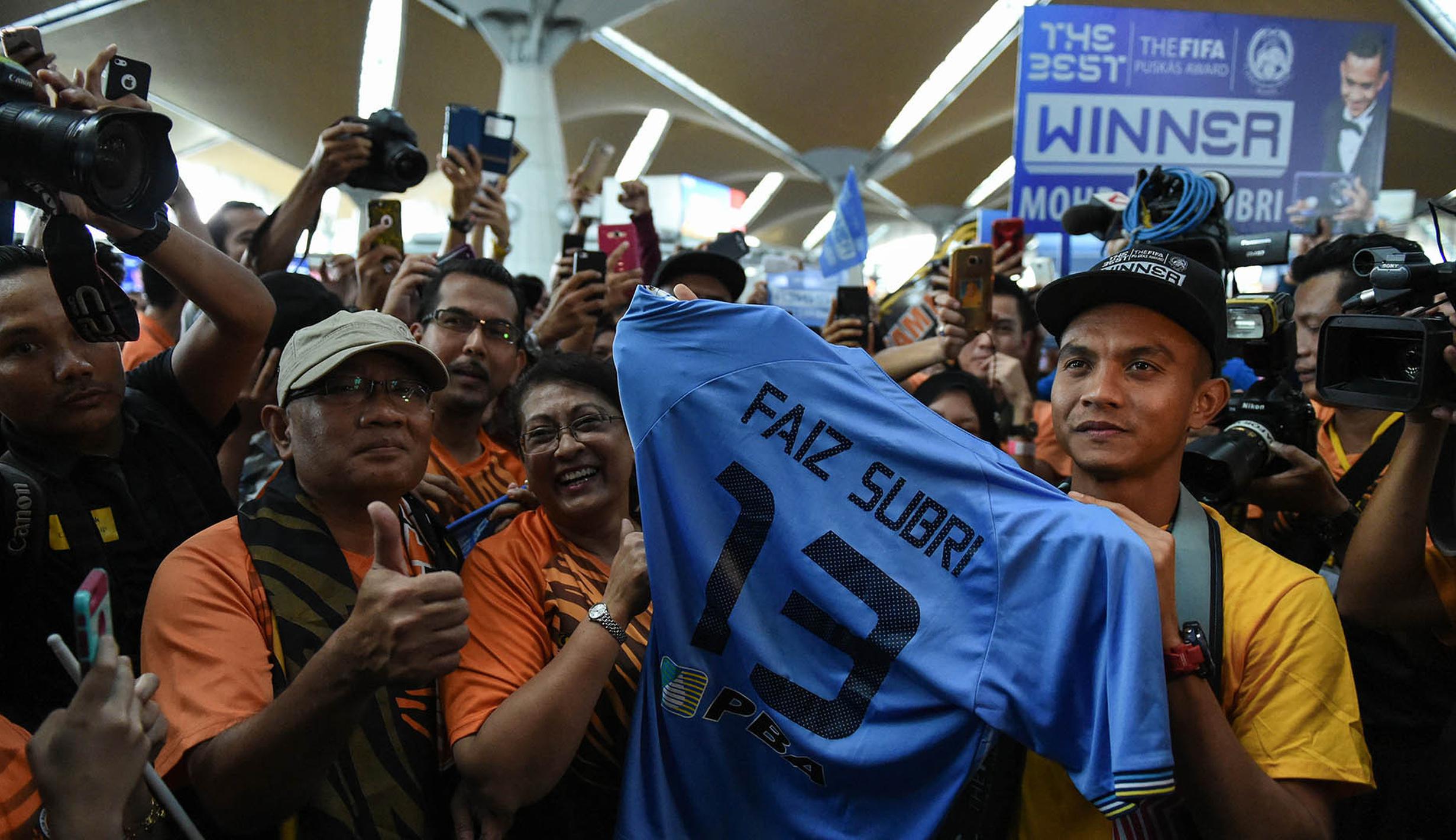 Raih Puskas Award, Faiz Subri Kembali ke Malaysia bak Pahlawan