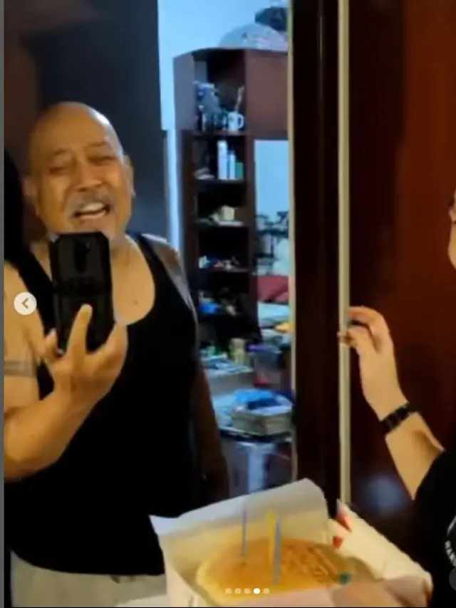 6 Momen Kejutan Ulang Tahun ke-64 Indro Warkop, Banjir Doa dan Ucapan