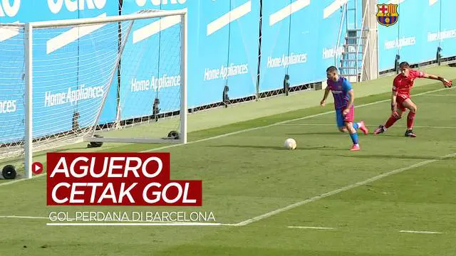 VIDEO: Gol Perdana Sergio Aguero Bersama Barcelona