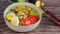 ilustrasi Soto Ayam Bumbu Kuning/copyright by Amallia Eka (Shutterstock)