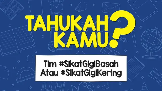 Sebagian orang mempunyai kebiasaan dalam menyikat gigi. Nah, kamu tim yang mana?