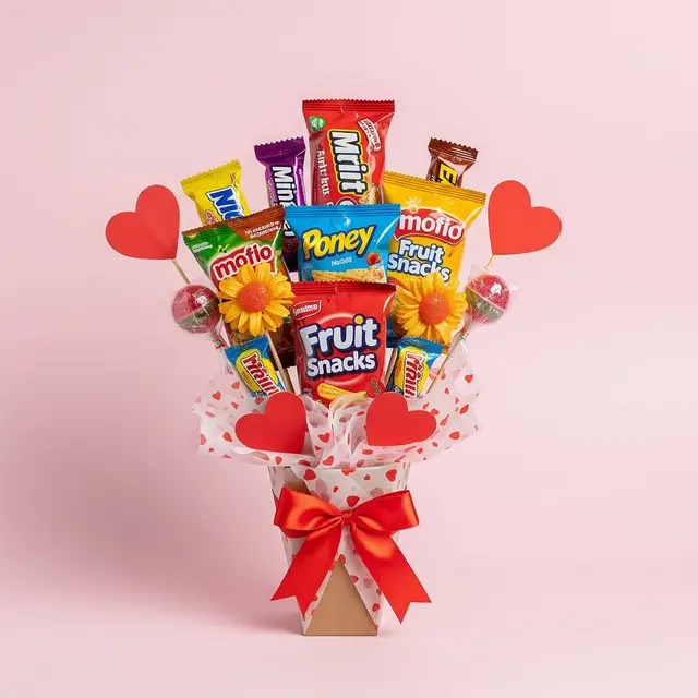 Ide Jualan Snack Bouquet Valentine's Day Modal Rp10 Ribuan